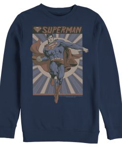 Men_s Superman Classic Hero Pose Sweatshirt
