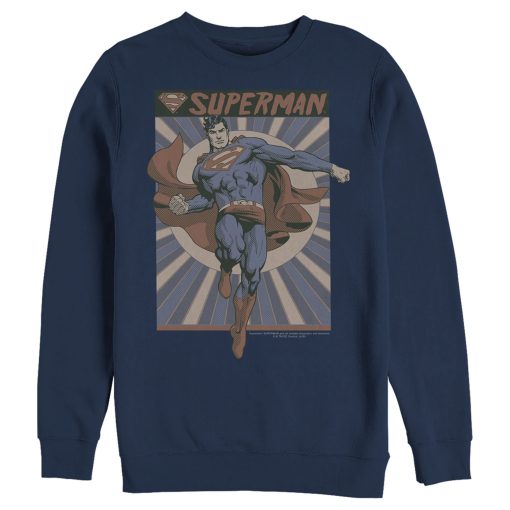 Men_s Superman Classic Hero Pose Sweatshirt