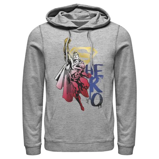 Men_s Superman Color Fade Hero Pull Over Hoodie