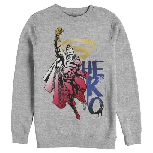 Men_s Superman Color Fade Hero Sweatshirt