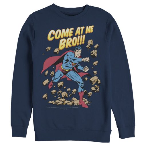 Men_s Superman Come At Me Bro Sweatshirt