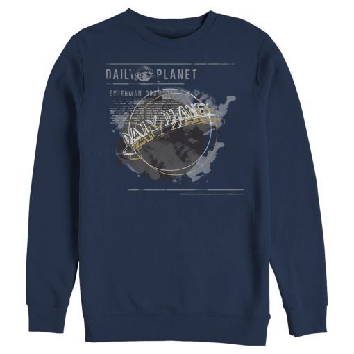 Men_s Superman Daily Planet Blur Logo Sweatshirt