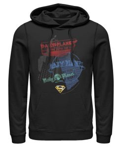 Men_s Superman Daily Planet in News Pull Over Hoodie