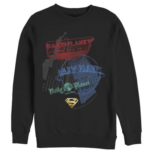 Men_s Superman Daily Planet in News Sweatshirt