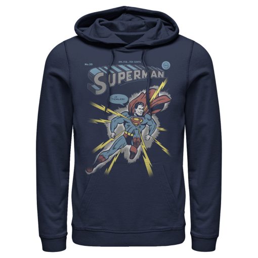 Men_s Superman Electrified Pull Over Hoodie