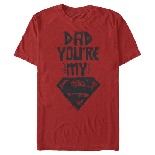 Men_s Superman Father_s Day Dad My Hero T-Shirt