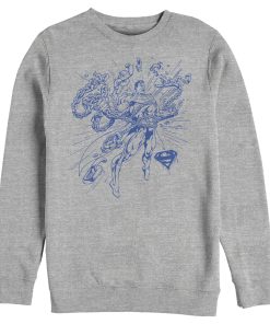 Men_s Superman Hero Broken Chains Sweatshirt