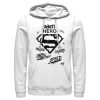 Men_s Superman Hero Qualities & Icons Pull Over Hoodie