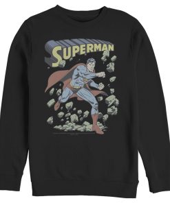 Men_s Superman Hero Smash Barriers Sweatshirt