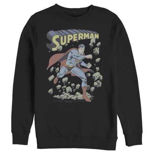 Men_s Superman Hero Smash Barriers Sweatshirt