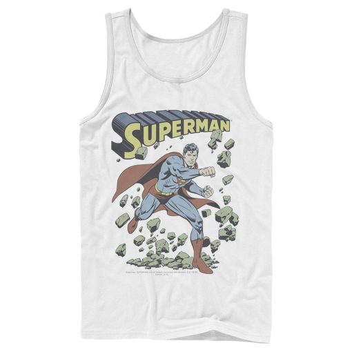 Men_s Superman Hero Smash Barriers Tank Top