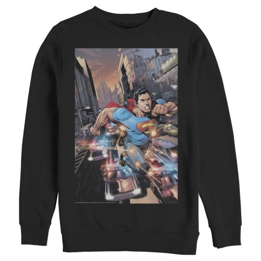 Men_s Superman Hidden Hero Glimmer Sweatshirt