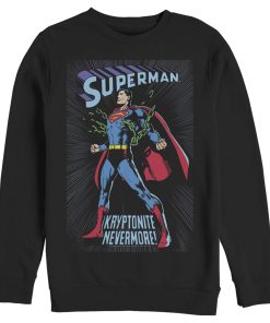 Men_s Superman Kryptonite Nevermore Cover Sweatshirt