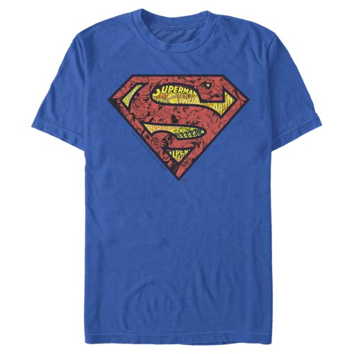 Men_s Superman Logo Collage T-Shirt