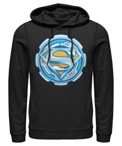 Men_s Superman Logo Gear Pull Over Hoodie