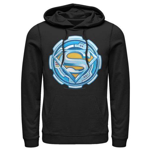 Men_s Superman Logo Gear Pull Over Hoodie