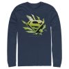 Men_s Superman Logo Geometric Shape Long Sleeve Shirt