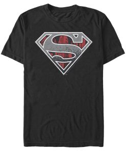 Men_s Superman Logo Grunge T-Shirt