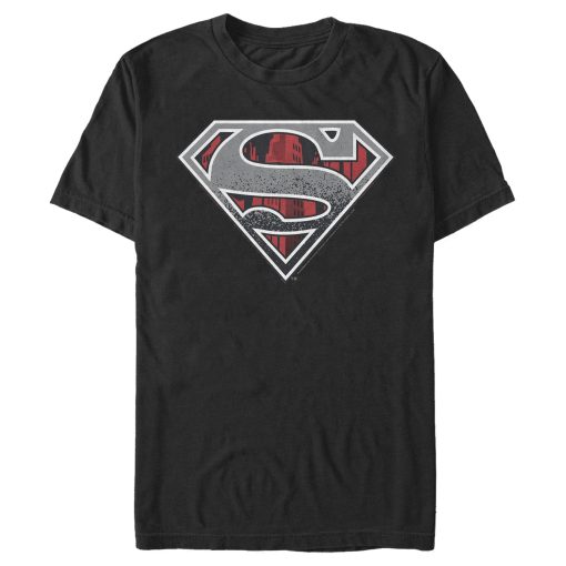 Men_s Superman Logo Grunge T-Shirt