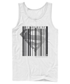 Men_s Superman Logo Hero Barcode Tank Top