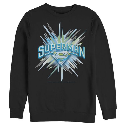 Men_s Superman Logo Icicles Sweatshirt