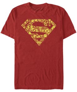 Men_s Superman Logo Icon Collage T-Shirt