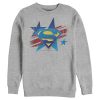 Men_s Superman Logo Patriotic Sweatshirt