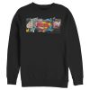 Men_s Superman Logo Ripped Paper Sweatshirt