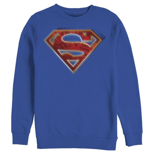 Men_s Superman Logo Shadows Sweatshirt