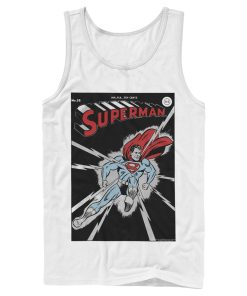 Men_s Superman No.32 Comic Cover Tank Top