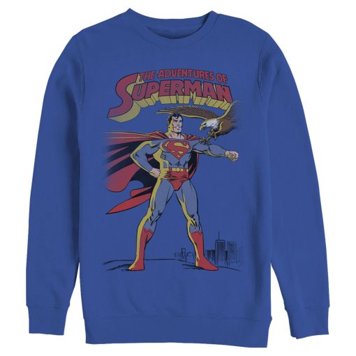 Men_s Superman Patriotic Adventures Sweatshirt