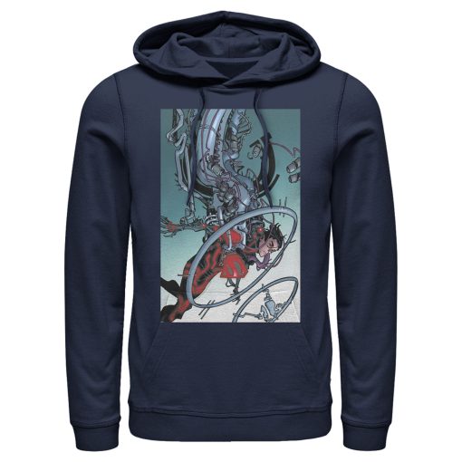 Men_s Superman Robotic Fall Pull Over Hoodie