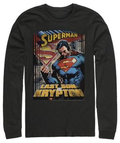 Men_s Superman Son of Krypton Long Sleeve Shirt