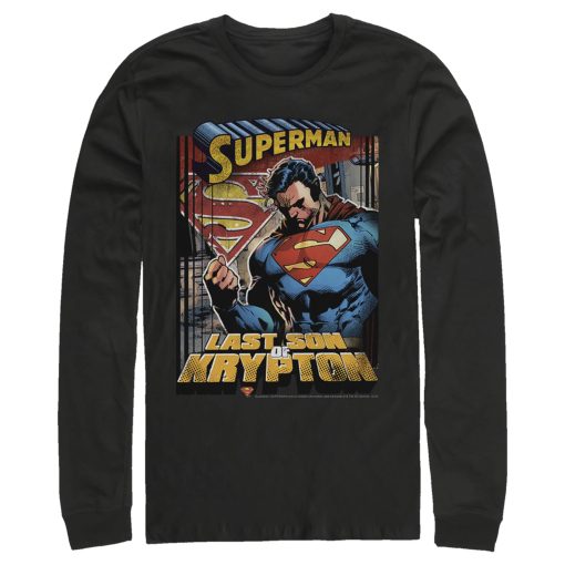 Men_s Superman Son of Krypton Long Sleeve Shirt