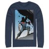 Men_s Superman Strongest Hero Pose Long Sleeve Shirt