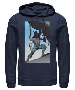 Men_s Superman Strongest Hero Pose Pull Over Hoodie