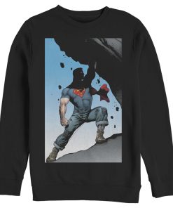 Men_s Superman Strongest Hero Pose Sweatshirt