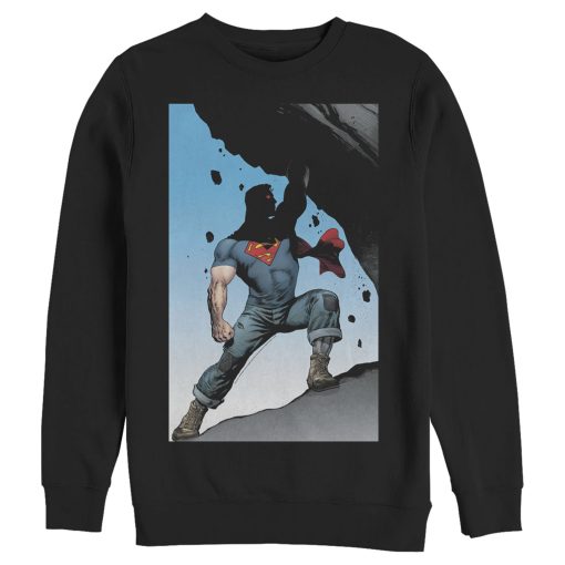 Men_s Superman Strongest Hero Pose Sweatshirt