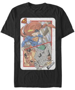 Men_s Superman Super Doom Playing Card T-Shirt