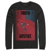Men_s Superman Truth & Justice Eagle Long Sleeve Shirt
