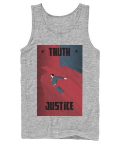 Men_s Superman Truth & Justice Eagle Tank Top