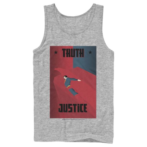 Men_s Superman Truth & Justice Eagle Tank Top