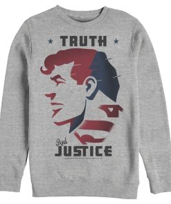Men_s Superman Truth & Justice Profile Sweatshirt