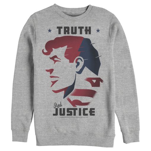 Men_s Superman Truth & Justice Profile Sweatshirt