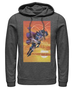 Men_s Superman Wonder Woman Kiss Pull Over Hoodie