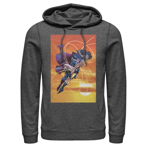 Men_s Superman Wonder Woman Kiss Pull Over Hoodie