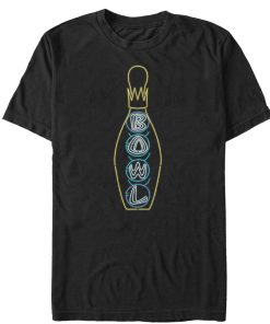 Men_s The Big Lebowski Bowling Neon Light Print T-Shirt