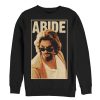 Men_s The Big Lebowski The Dude Abides Sunglasses Pose Sweatshirt