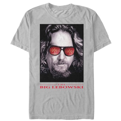 Men_s The Big Lebowski The Dude Sunglasses Poster T-Shirt