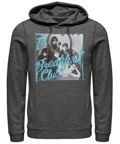 Men_s The Breakfast Club Grayscale Character Pose Pull Over Hoodie